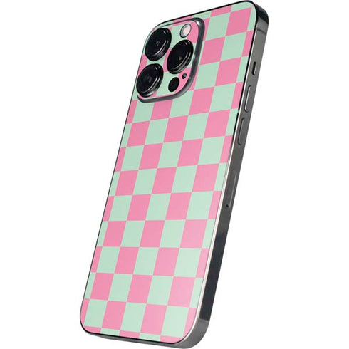 Watermelon Checkered iPhone 14 Pro Skin